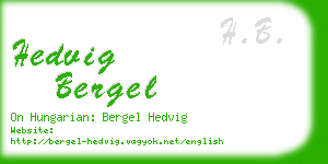 hedvig bergel business card